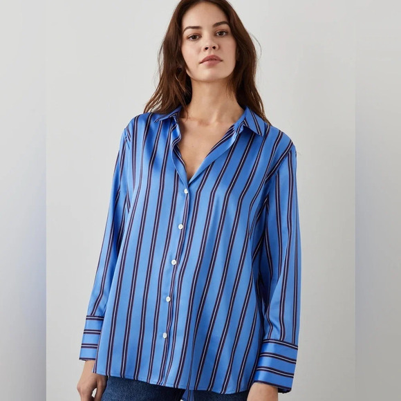 Rails Dorian Shirt Primrose Stripe Size Small NWOT - Picture 3 of 5